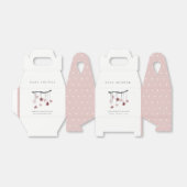 Cute Simple Blush Pink Star Mobile-Baby shower Bedankdoosjes (Uitgevouwen)
