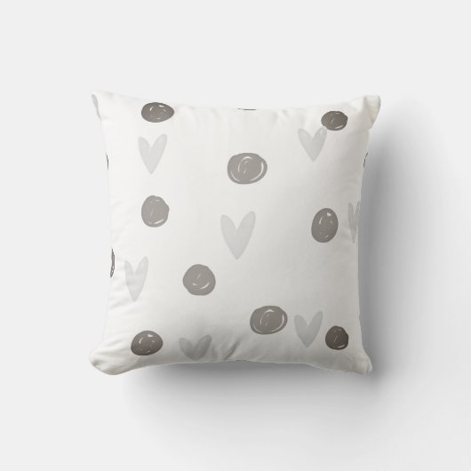 Cute Simple Boho Pattern Cushion – Soft Kids Room Kussen (Voorkant)