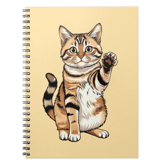 Cute simple design men cat lover notitieboek (Voorkant)