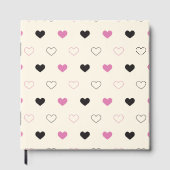 Cute Simple Heart Pattern Gastenboek (Voorkant)