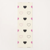 Cute Simple Heart Pattern Yogamat (Voorkant)
