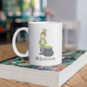 Cute Simple Leprechaun St. Patrick's Day Whimsical Koffiemok