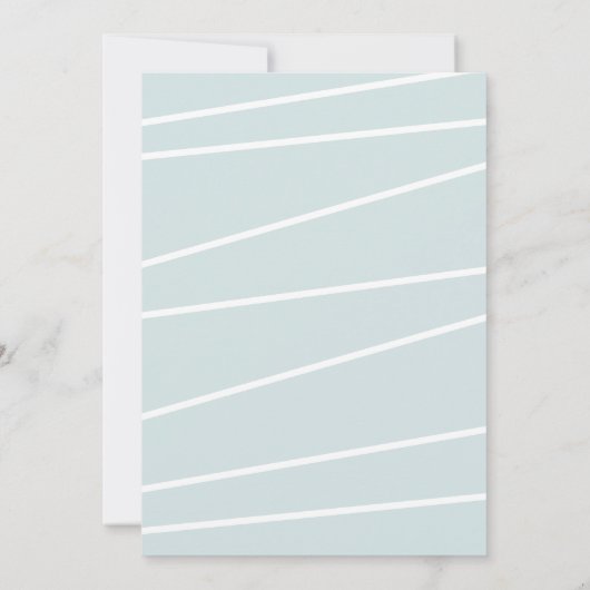 Cute Simple pastel baby shower Kaart (Achterkant)