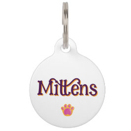Cute Simple Pet Collar Tag Huisdierpenning