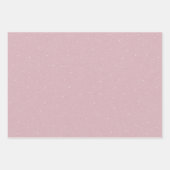 Cute simple pink and white dots baby shower inpakpapier vel (Voorkant 2)