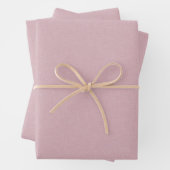 Cute simple pink chambray effect inpakpapier vel (In situ)