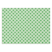 Cute Simple St Patrick's Lucky Clover Green Pset Tafelkleed (Voorkant (Horizontaal))