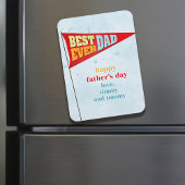 Cute Simple Vaderdag Pennant Best Ever Pap Magneet