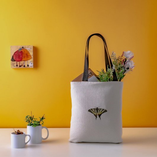 Cute & Simple Vlinder Natuurlijke Minimalistische Tote Bag