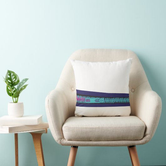 cute simple zip design  kussen (Stoel)