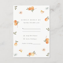Cute Sinaasappel Floral Boho Botanical Wedding RSV