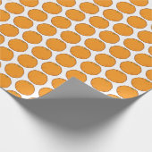 Cute Sinaasappels Cadeaupapier (Hoek)