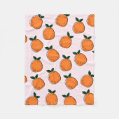 Cute Sinaasappels Fleece Blanket (Voorkant)
