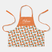 Cute Sinaasappels Pattern Girls Chef in training Schort (Voorkant)