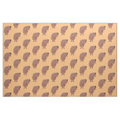 Cute singing capybara ukulele cartoon stof (Fat Quarter)