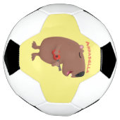 Cute singing capybara ukulele cartoon voetbal (Gedraaid)