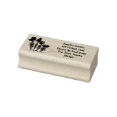Cute singing carrot cartoon illustratie rubberstempel (Stempel)