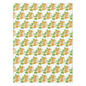 Cute singing carrot cartoon illustratie tafelkleed (Voorkant)