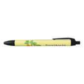 Cute singing carrot cartoon illustratie zwarte inkt pen (Bovenkant)