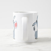 Cute Singing Cartoon Donkey Grote Koffiekop (Achterkant)