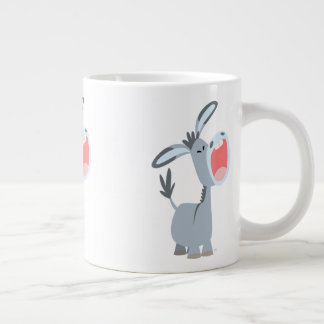 Cute Singing Cartoon Donkey Grote Koffiekop