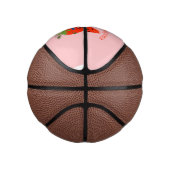 Cute-Singing chili peppers cartoon illustratie Basketbal (Rechts)