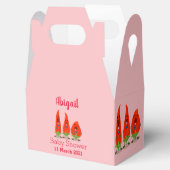 Cute-Singing chili peppers cartoon illustratie Bedankdoosjes (Geopend)