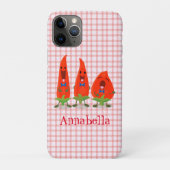 Cute-Singing chili peppers cartoon illustratie Case-Mate iPhone Case (Achterkant)