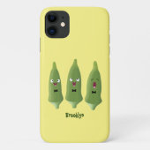 Cute singing okra Plant cartoon Case-Mate iPhone Case (Achterkant)