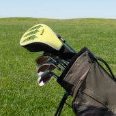 Cute singing okra Plant cartoon Golfheadcover (Insitu)