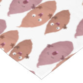 Cute singing sweet potatoes cartoon vegetables tafelkleed (Gekanteld)