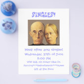 Cute Singles Party Promotional Flyers Sjabloon (Enkel)