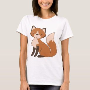 Cute Sitting Fox T-shirt