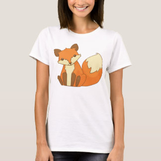 Cute Sitting Fox T-shirt