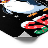 Cute Six Seven 67 Penguin Kids Christmas Holiday  Poster (Hoek)