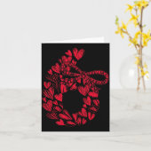 Cute Six Seven Love 67 Hearts Couple Number 6 Comf Kaart (Gele Bloem)