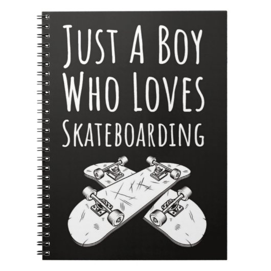 Cute Skateboardcadeaus voor jongens kinderen kids Notitieboek (Voorkant)