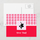 Cute Skateboarding Briefkaart (Voorkant / Achterkant)