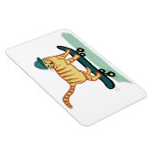 Cute Skateboarding Kitty Cat Magneet (Rechterzijde)