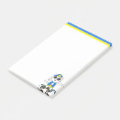 Cute Skater Cat Post-it Notes (Schuin)
