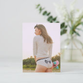 Cute Skater Girl onderkleding model Briefkaart (Staand voorkant)