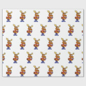 Cute Skater-mose | achtergrondkleur kiezen Cadeaupapier (Vlak)