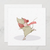 Cute Skating Mouse (Voorkant / Achterkant)