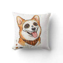Cute Skelet Gezichtsbeschildering Corgi Halloween