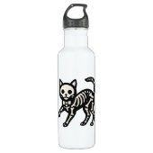 Cute Skeleton Cat Waterfles (Voorkant)