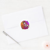 Cute Skeleton Halloween Sticker (Envelop)