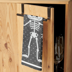 Cute Skeleton Halloween Theedoek