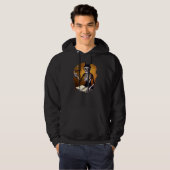 Cute  Skeleton Teacher Professor School Halloween Hoodie (Voorkant volledig)