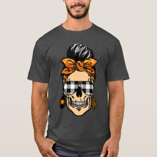 Cute skeleton zonnebril horror Halloween eng cadea T-shirt