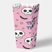 Cute Skeletons Pink For Halloween Bedankdoosjes (Voorkant)